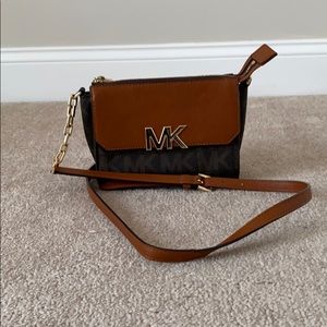 Brown and gold Michael Kors purse